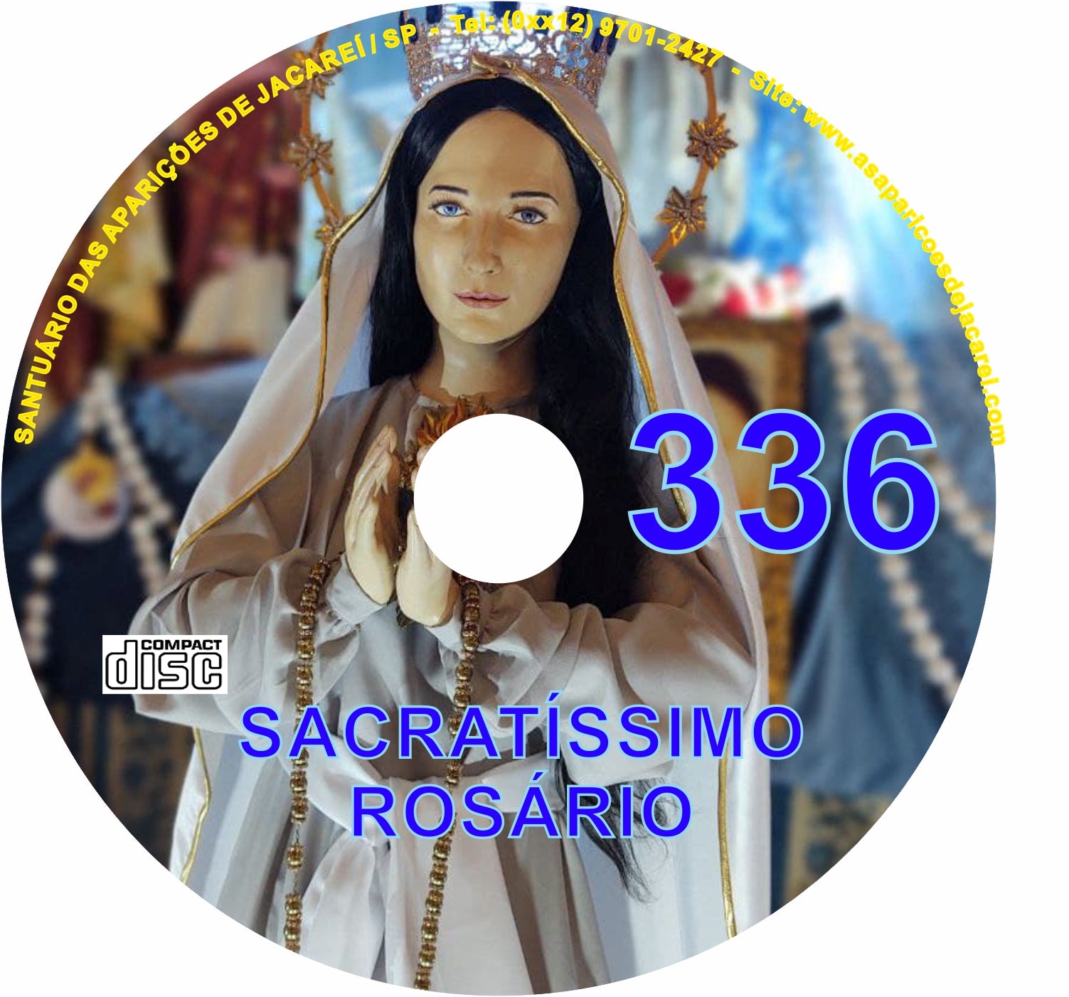 CD Rosário Meditado 336 CD Rosário Meditado 336